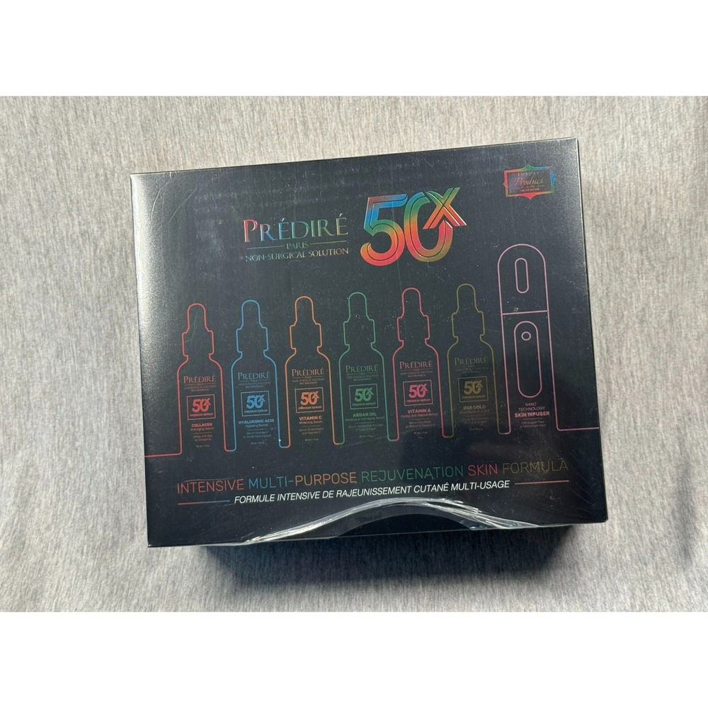 Prédiré Paris 50X Intensive Rejuvenation Serum Set w Skin Infuser New Sealed